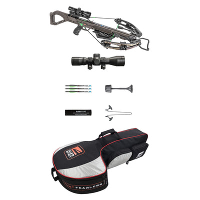Killer Instinct Lethal 405 Crossbow Pro Package, Camo with Slayer Crossbow Case - VMInnovations