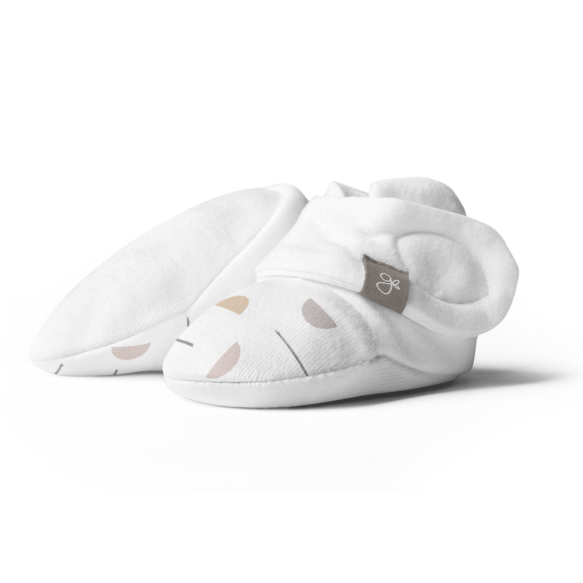 Goumikids Super Soft Organic Stay On Baby Gripper Boots Booties, 6-12M Geo Dash - VMInnovations