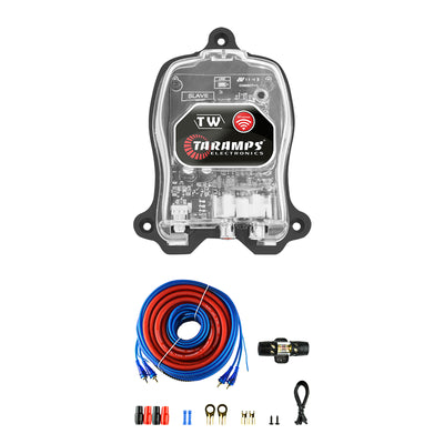 Taramps Car Audio Dual Output Receptor Transmitter w/ Audiopipe Amp Install Kit