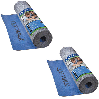 MP Global Quiet Walk 3x33 Ft Acoustical Laminate Flooring Underlayment (2 Pack)