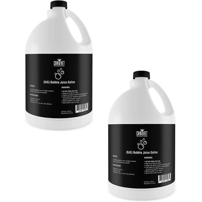 CHAUVET DJ BJG Non-Toxic Non-Staining Bubble Machine Fluid, 1Gal Bottle (2 Pack)