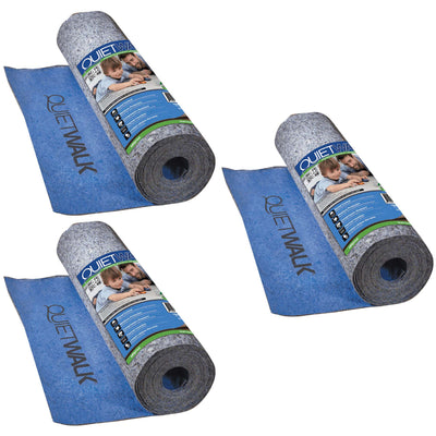 MP Global Quiet Walk 3x33 Ft Acoustical Laminate Flooring Underlayment (3 Pack)