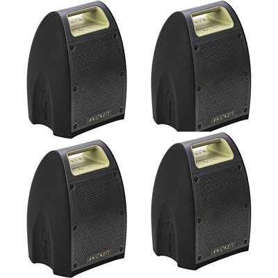 KICKER 43BF400G Bullfrog Outdoor Bluetooth Speaker with Amp & 360 Sound (4 Pack) - VMInnovations