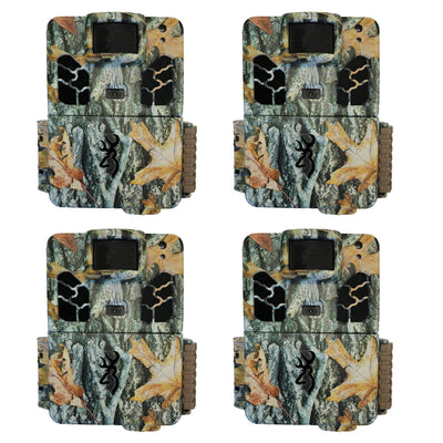Browning Trail Cameras Dark Op Apex Trail Hunting Camera w/Night Vision (4 Pack)