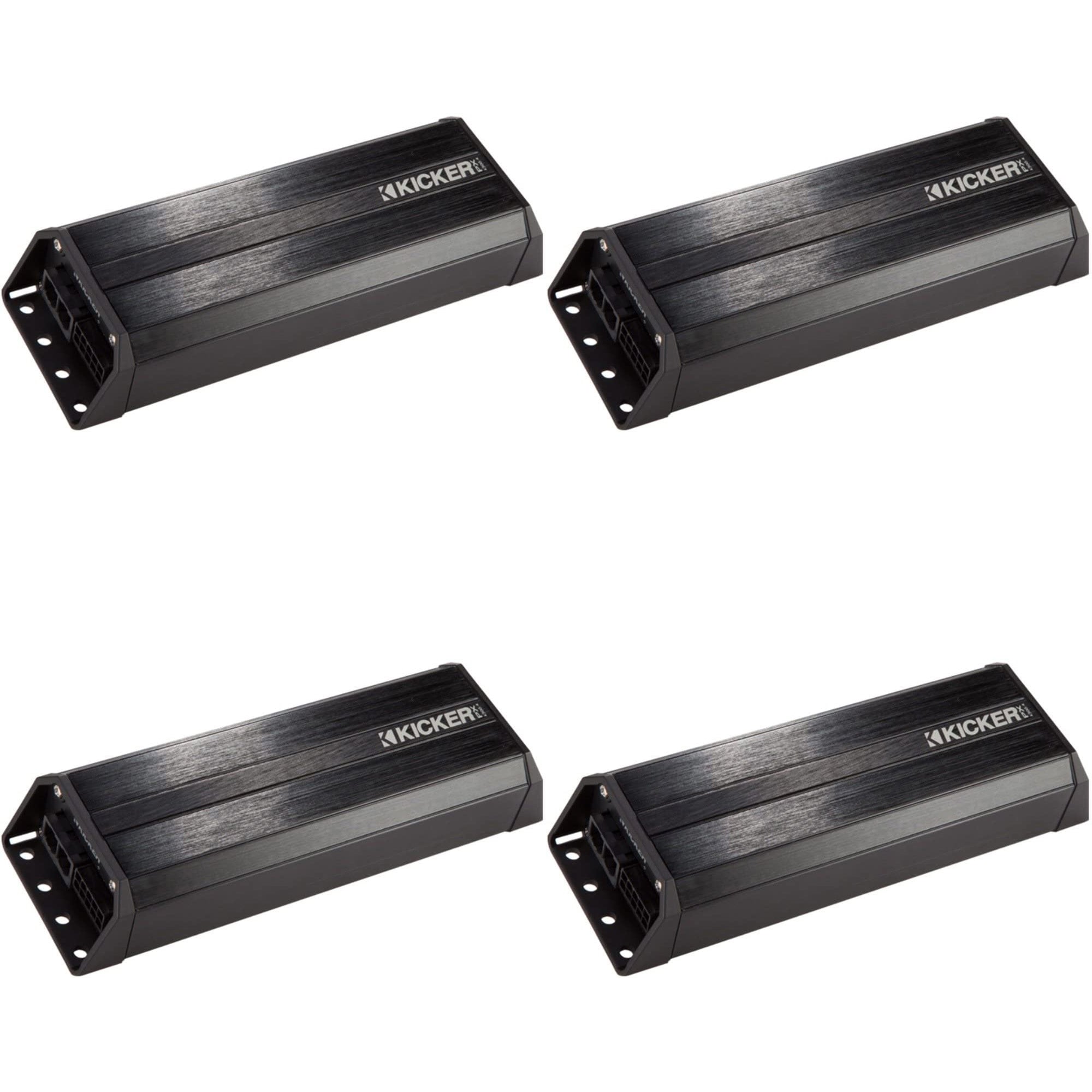 Kicker 42PXA3004 PXA Series 4 Channel 75W Amplifier Car Audio Speaker (4 Pack)