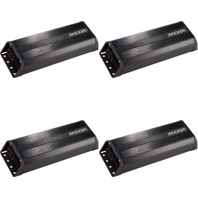 Kicker 42PXA3004 PXA Series 4 Channel 75W Amplifier Car Audio Speaker (4 Pack)