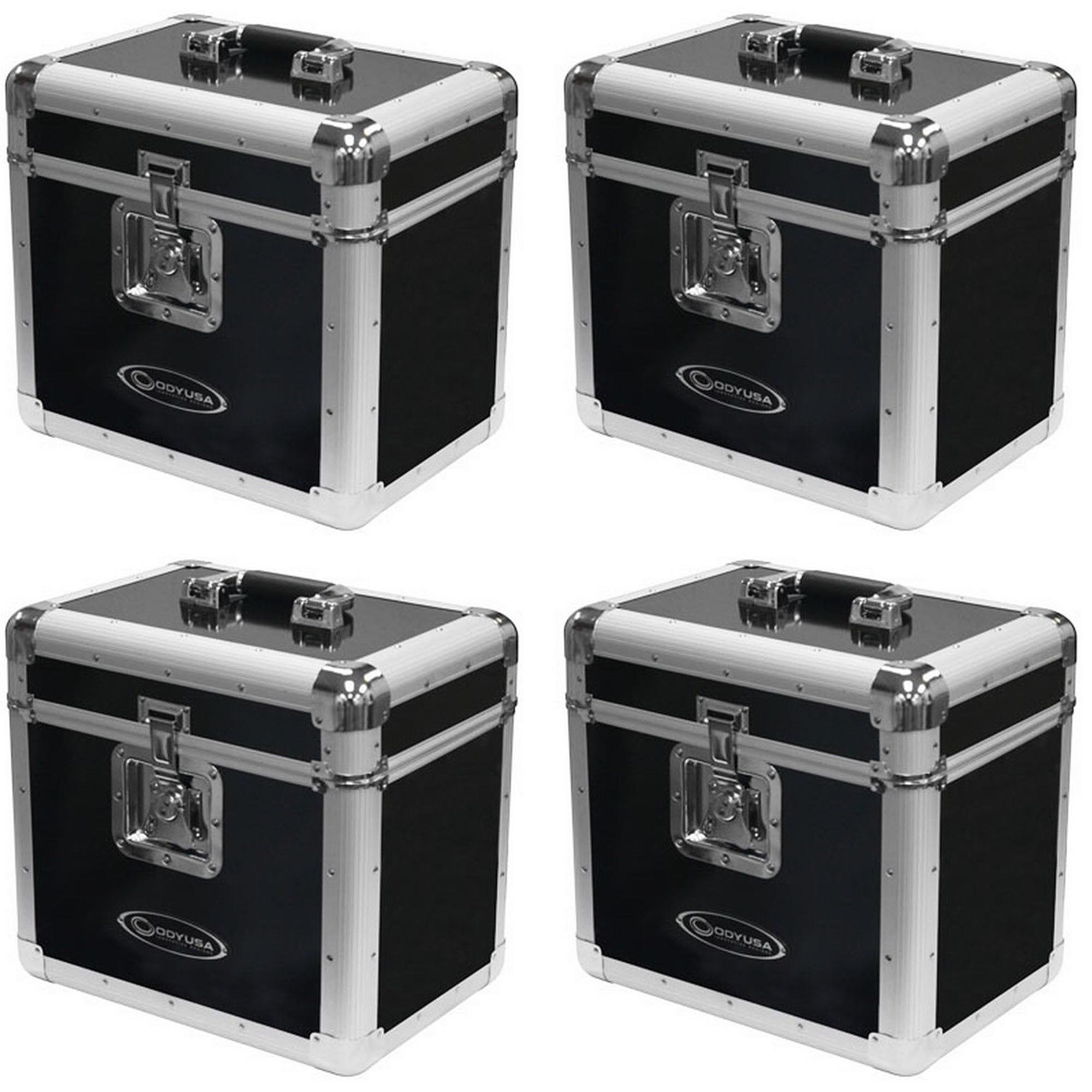 Odyssey LP Vinyl Records Utility Transport Case for 70 12 Inch Records (4 Pack) - VMInnovations