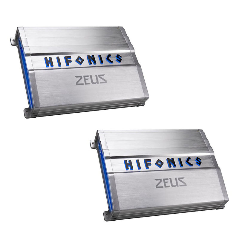 Hifonics ZG-1200.2 Zeus Gamma 1200W Class A/B 2 Channel Audio Amplifier (2 Pack)