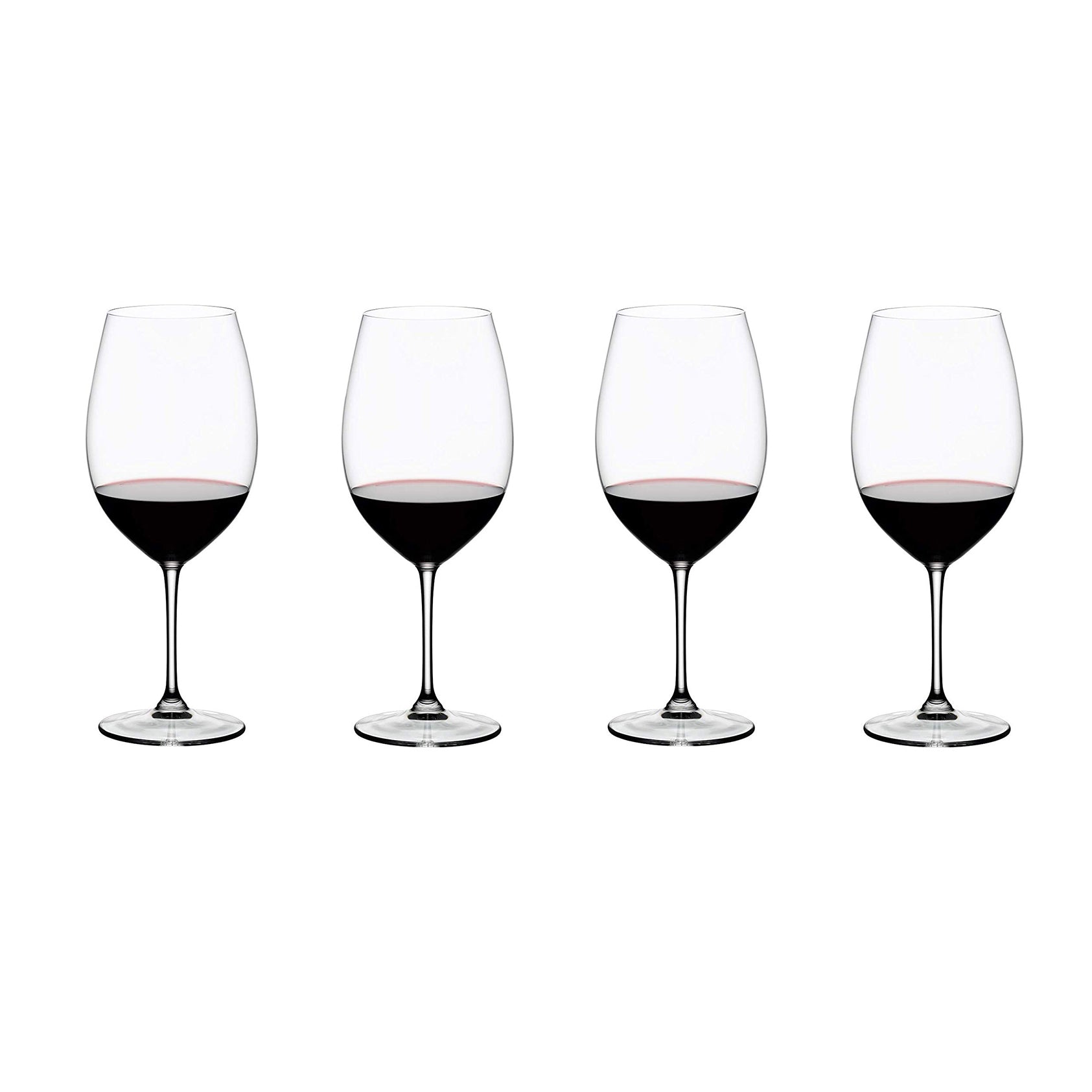 Riedel Vinum Bordeaux Grand Cru Crystal Red Wine Glass, 33.86 Ounce (4 pack) - VMInnovations