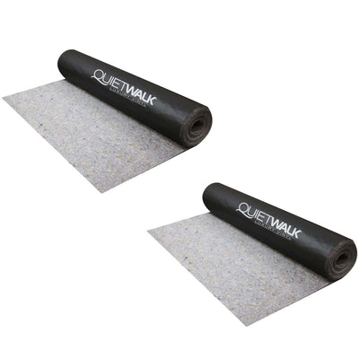 QuietWalk 100 Sq Ft Luxury Vinyl Sound Reflecting Flooring Underlayment (2 Pack)