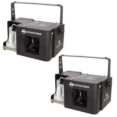 ADJ ENTOUR SNOW Professional Holiday and Winter Imitation Snow Machine (2 Pack) - VMInnovations