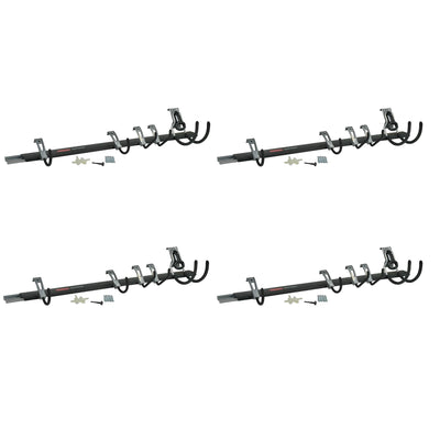 Rubbermaid FastTrack Garage Storage System 6Pc All-in-1 Rail & Hook Kit (4 Pack)