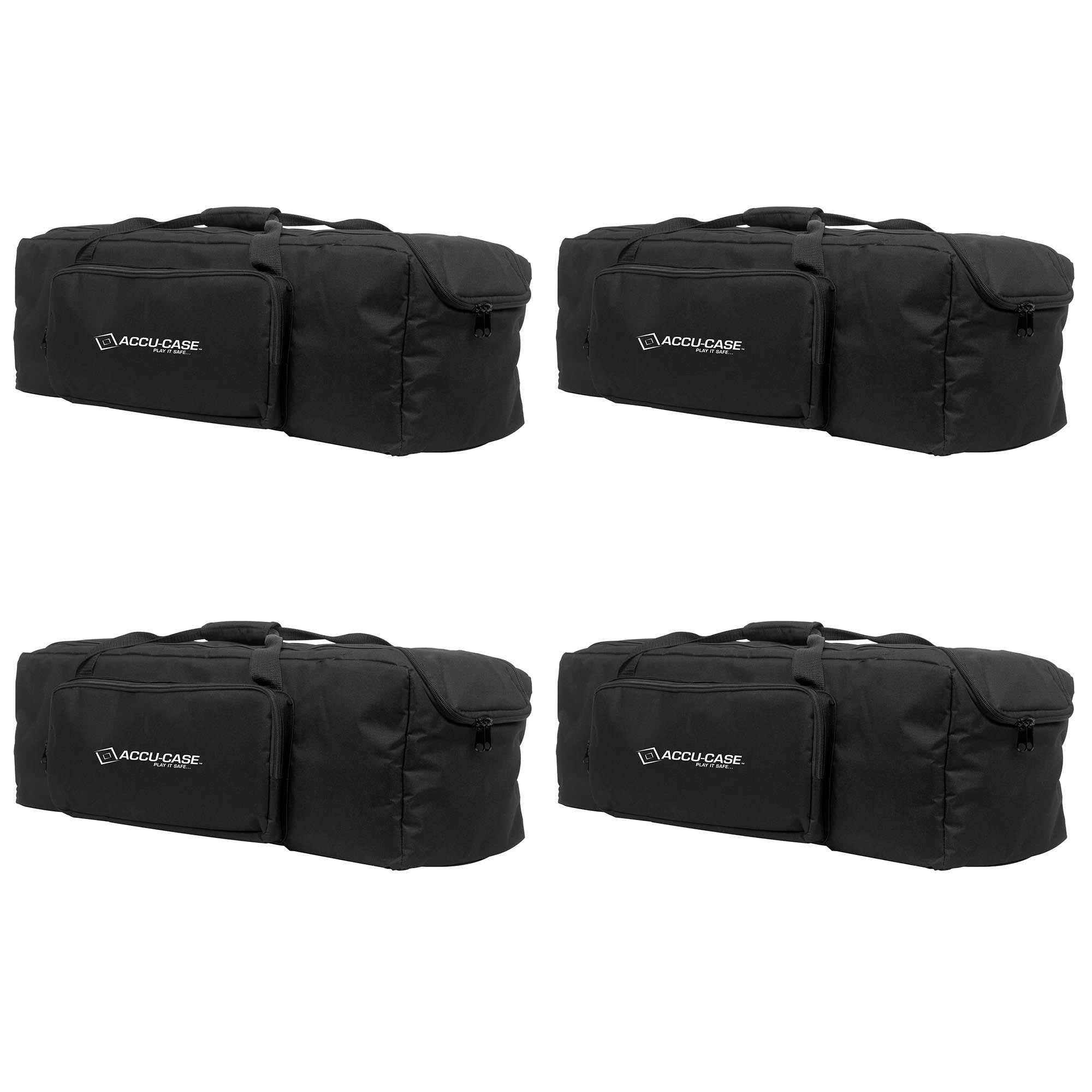 ADJ Padded Gig AccuCase for Slim LED Mega Par Profile Light, F8 Par Bag (4 Pack)