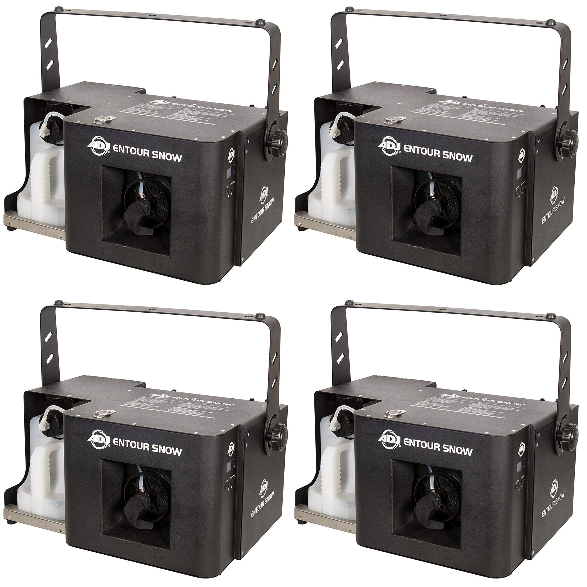 ADJ ENTOUR SNOW Professional Holiday and Winter Imitation Snow Machine (4 Pack) - VMInnovations