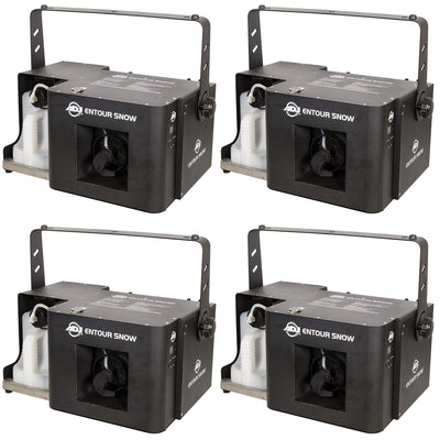 ADJ ENTOUR SNOW Professional Holiday and Winter Imitation Snow Machine (4 Pack) - VMInnovations