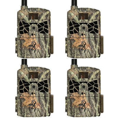 Browning Trail Cameras Defender 20MP IR Cell Wireless Game Trail Camera (4 Pack)
