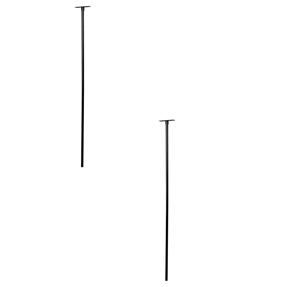 Woodlink 25276 HDPOLE 3 Pc 72" Bird Feeder Birdhouse Mounting Pole Kit (2 Pack) - VMInnovations