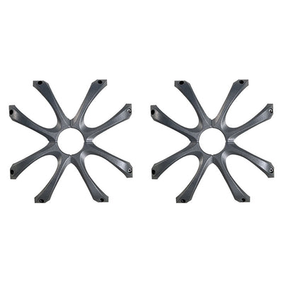 Kicker Protective Cast Aluminum Custom Square Subwoofer Grille, 8 Inch (2 Pack) - VMInnovations