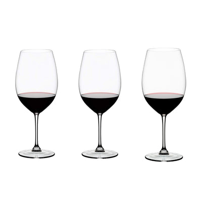 Riedel Vinum Bordeaux Grand Cru Crystal Red Wine Glasses Set, 33.86 Oz (6 Pack) - VMInnovations