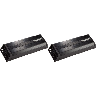Kicker 42PXA3004 PXA Series 4 Channel 75W Amplifier Car Audio Speaker (2 Pack) - VMInnovations