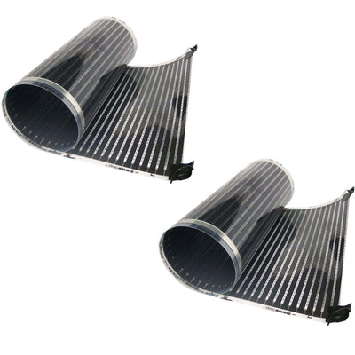 QuietWarmth 3 x 5 Foot 120 Volt Electric Floating Floor Heating System (2 Pack)
