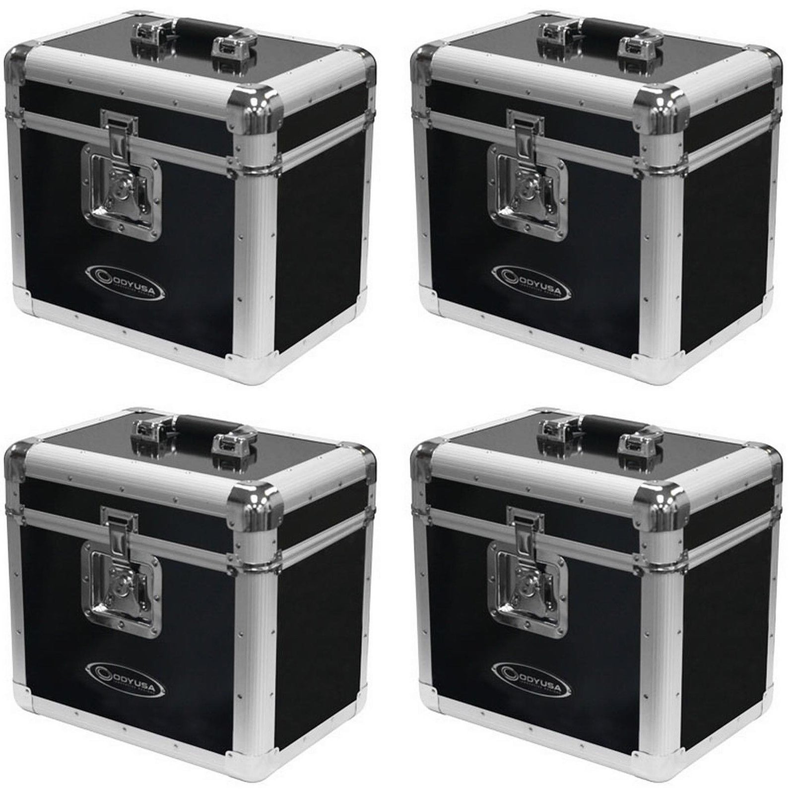 Odyssey LP Vinyl Records Utility Transport Case for 70 12 Inch Records (4 Pack) - VMInnovations