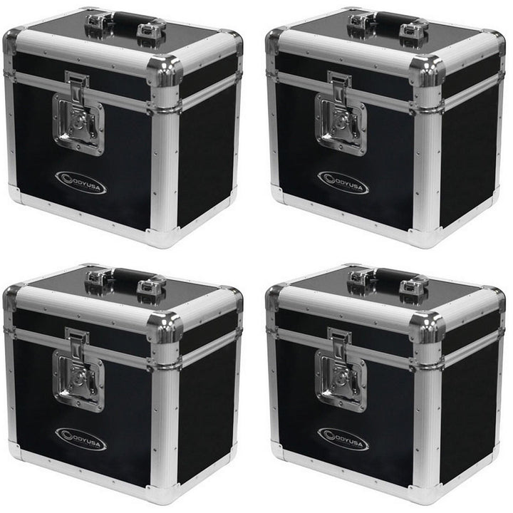 Odyssey LP Vinyl Records Utility Transport Case for 70 12 Inch Records (4 Pack) - VMInnovations
