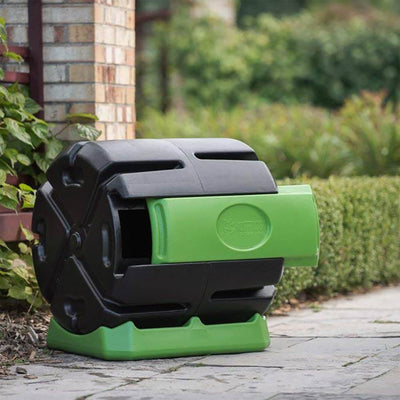 Hot Frog 37-Gallon Rolling Compost Tumbler Bin (Open Box) - VMInnovations