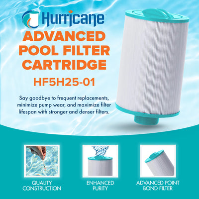 Hurricane Advanced Spa Filter Cartridge for Pleatco, Unicel, MAAX/Vita Spas - VMInnovations