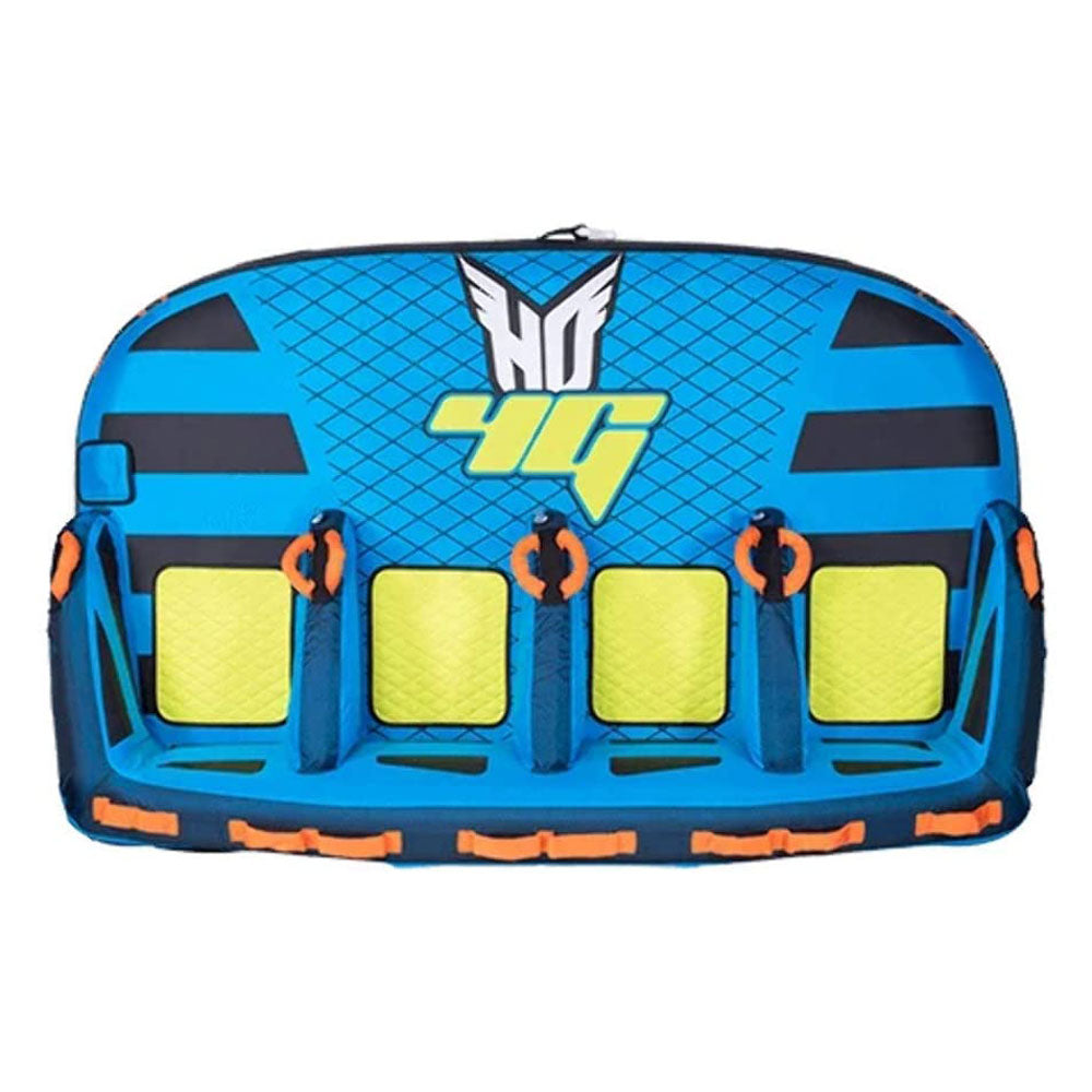 HO Sports HG 4-Person Multi-Directional Ride-On Towable Tube, Attachments (Used)