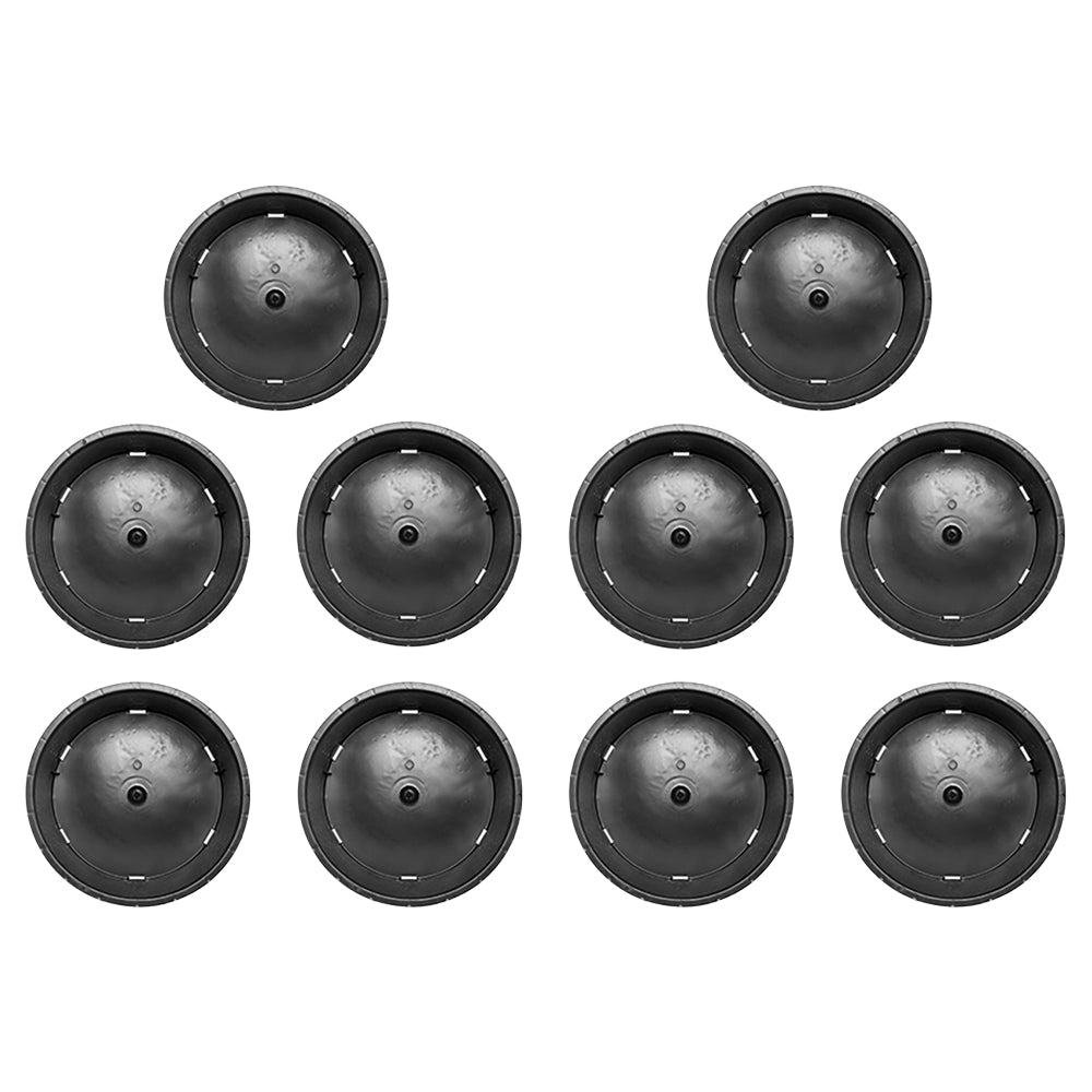 Pro Cal 3 Gallon Premium Nursery Black Plastic Planter Garden Grow Pots, 10 Pack - VMInnovations