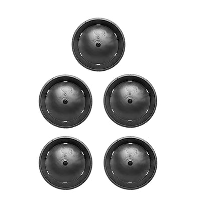 Pro Cal 5 Gallon Premium Nursery Black Plastic Planter Grow Pots, 5 Pack (Used)