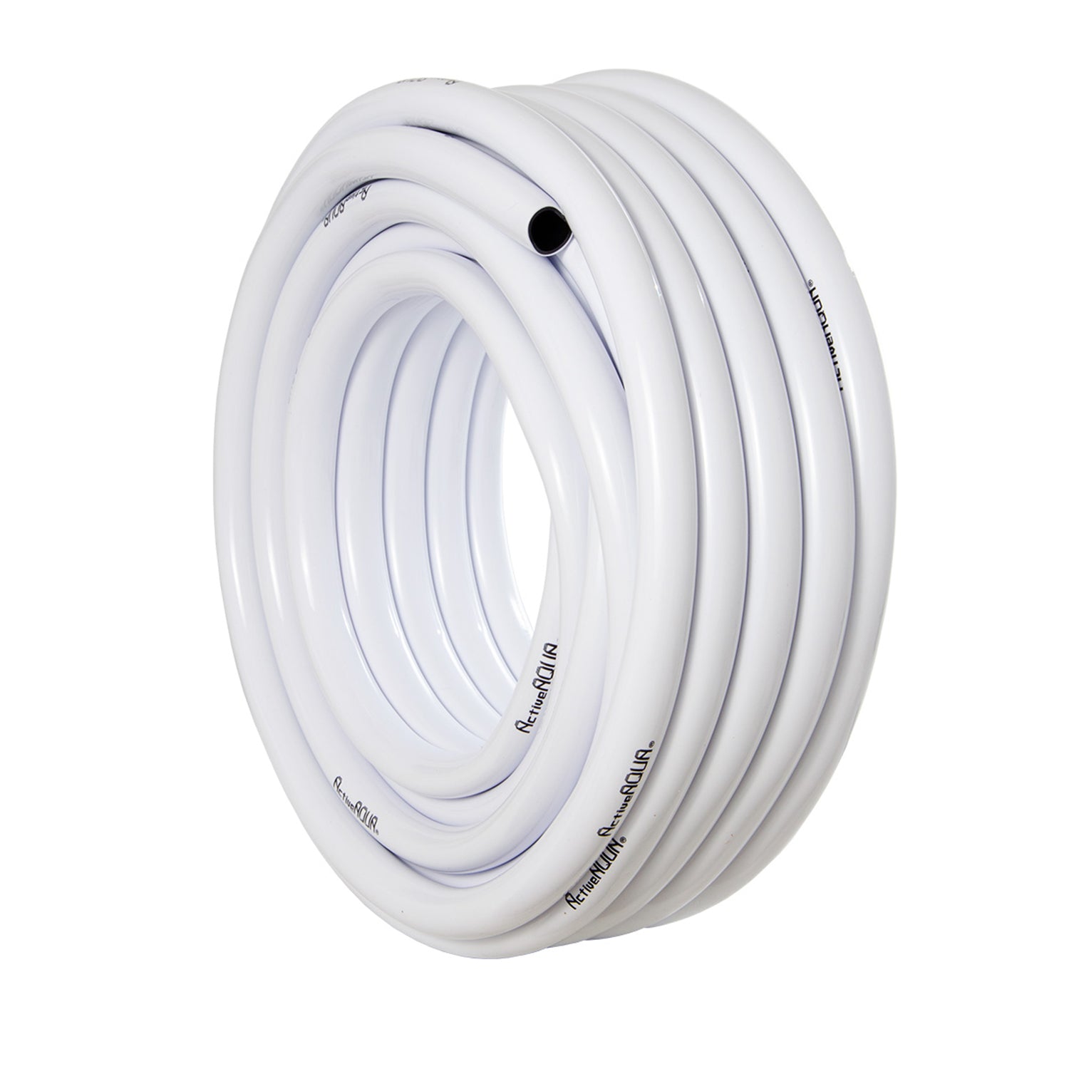 Active Aqua 1 Inch Diameter Hydroponic Irrigation Tubing, 100 Ft, White (Used)