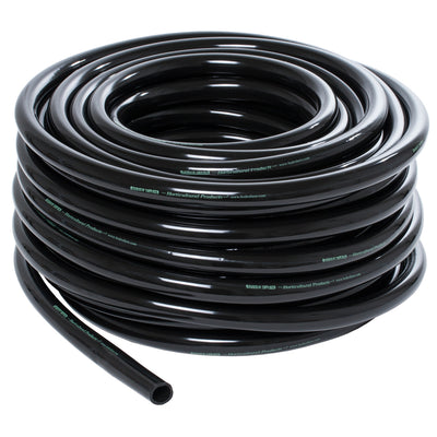 HGTB75 0.75in Inside Diameter Vinyl Hydroponic Irrigation Tubing, 100 Ft, Black - VMInnovations
