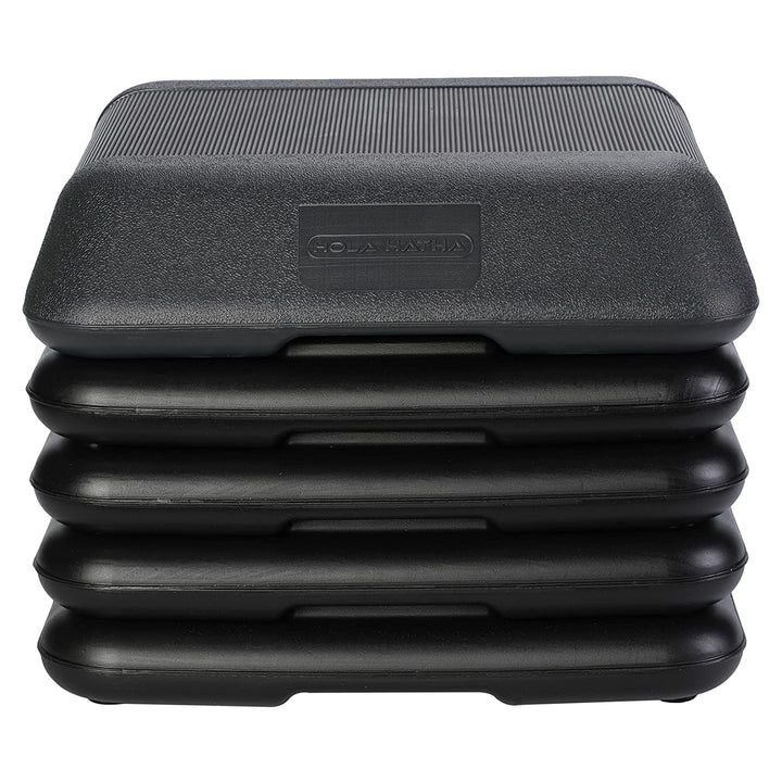 HolaHatha Aerobic High Step Platform Exercise Equipment with Risers (Used)
