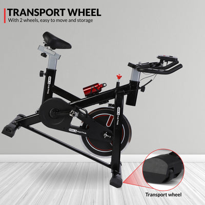 HolaHatha Home Gym Equipment Cycling Exercise Bike w/18 Pound Flywheel(Open Box)