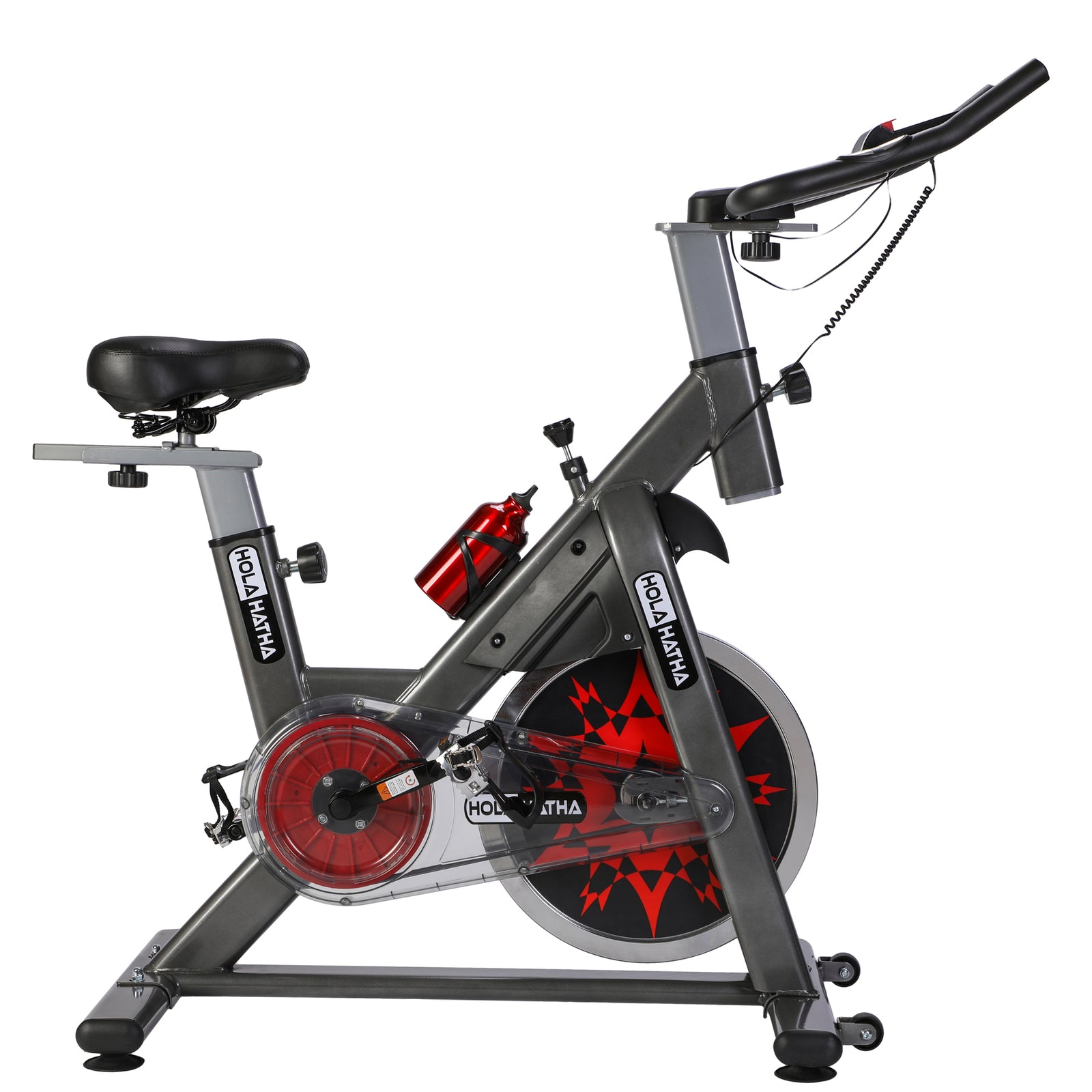 HolaHatha Home Gym Exercise Bike w/ 33 Pound Flywheel (Open Box) - VMInnovations