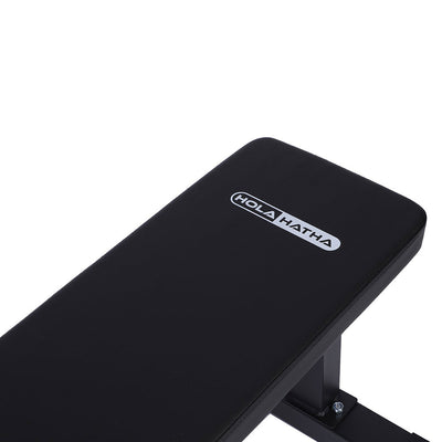 HolaHatha Steel Frame Padded Flat Freeweight Bench for Weight Lifting(For Parts) - VMInnovations
