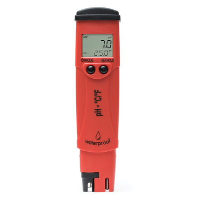 Hanna Instruments Grochek LCD pHep 4 Waterproof PH Temp Meter HI98127 (Open Box)