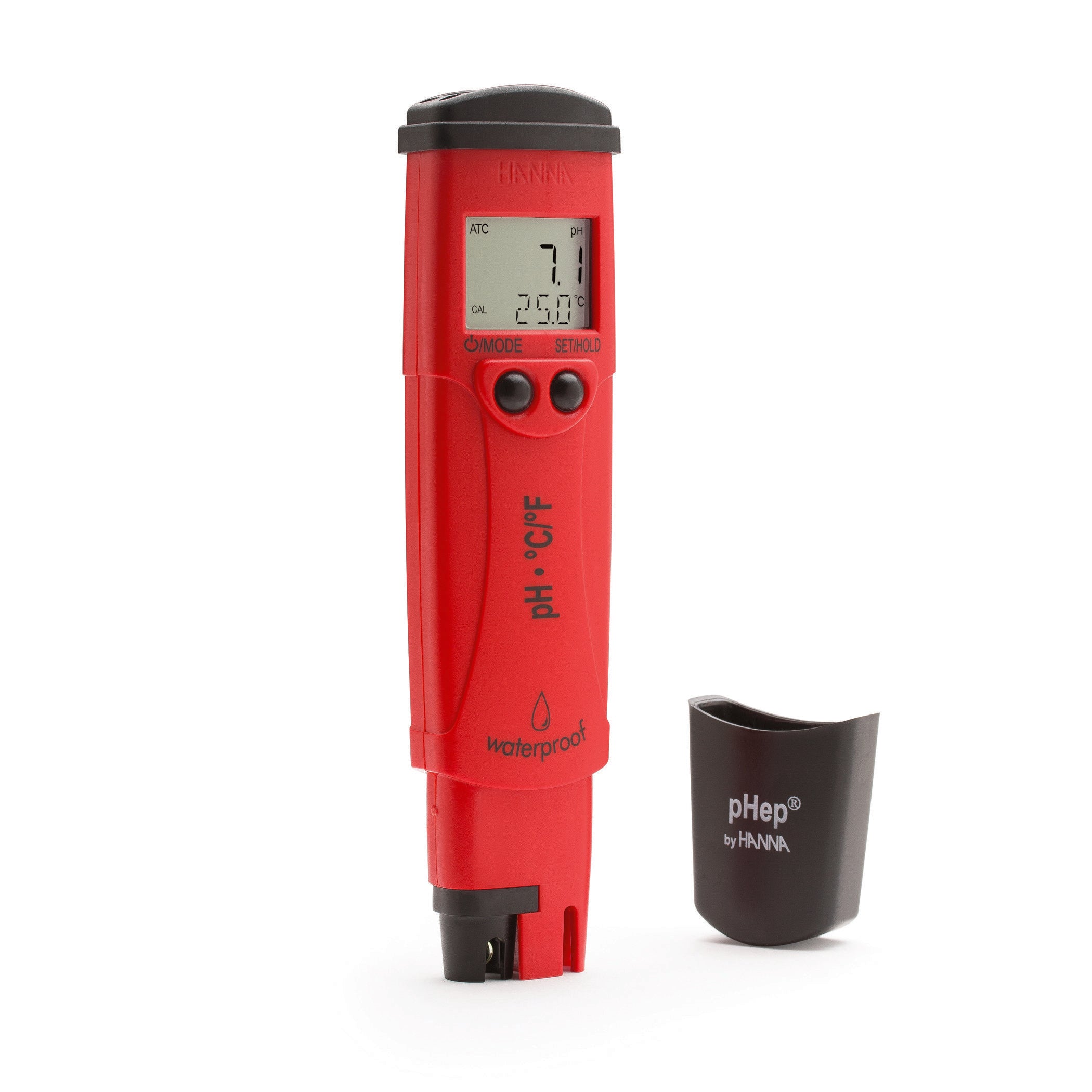 Hanna Instruments LCD pHep 4 Waterproof pH & Temperature Meter, Red (Used)