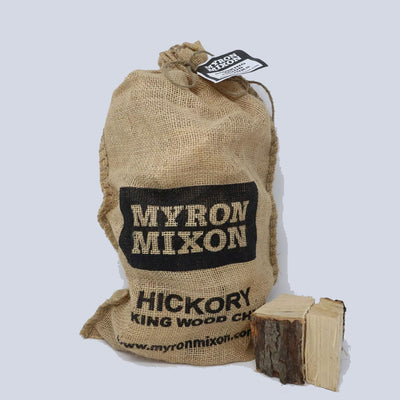 Myron Mixon Smokers BBQ Wood Chunks for Smoking & Grilling, Hickory (4 Pack)