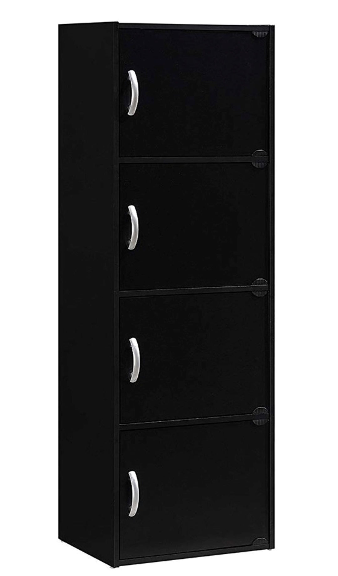 Hodedah 4 Door Enclosed Storage Cabinet for Home or Office, Beech (Used) - VMInnovations