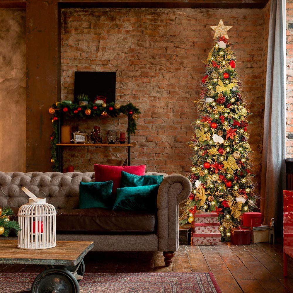 Easy Treezy 7.5-Foot Prelit Douglas Fir Artificial Christmas Tree (For Parts)