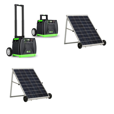 Nature's Generator Elite Portable Solar and Wind Powered 3600 Watts Generator