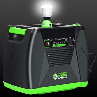 Nature's Generator Solar & Wind Generator w/2 Power Pods & Solar Panel 5 Pack
