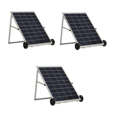 Nature's Generator Solar Panel, 50 Foot Cable & Branch Connector (3 Pack)