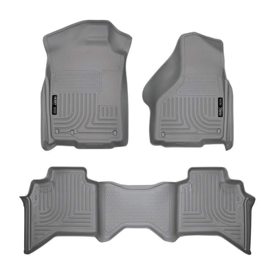 Husky Liners Front Seat & 2nd Row Rubber Floor Mats for Dodge Ram (Open Box)