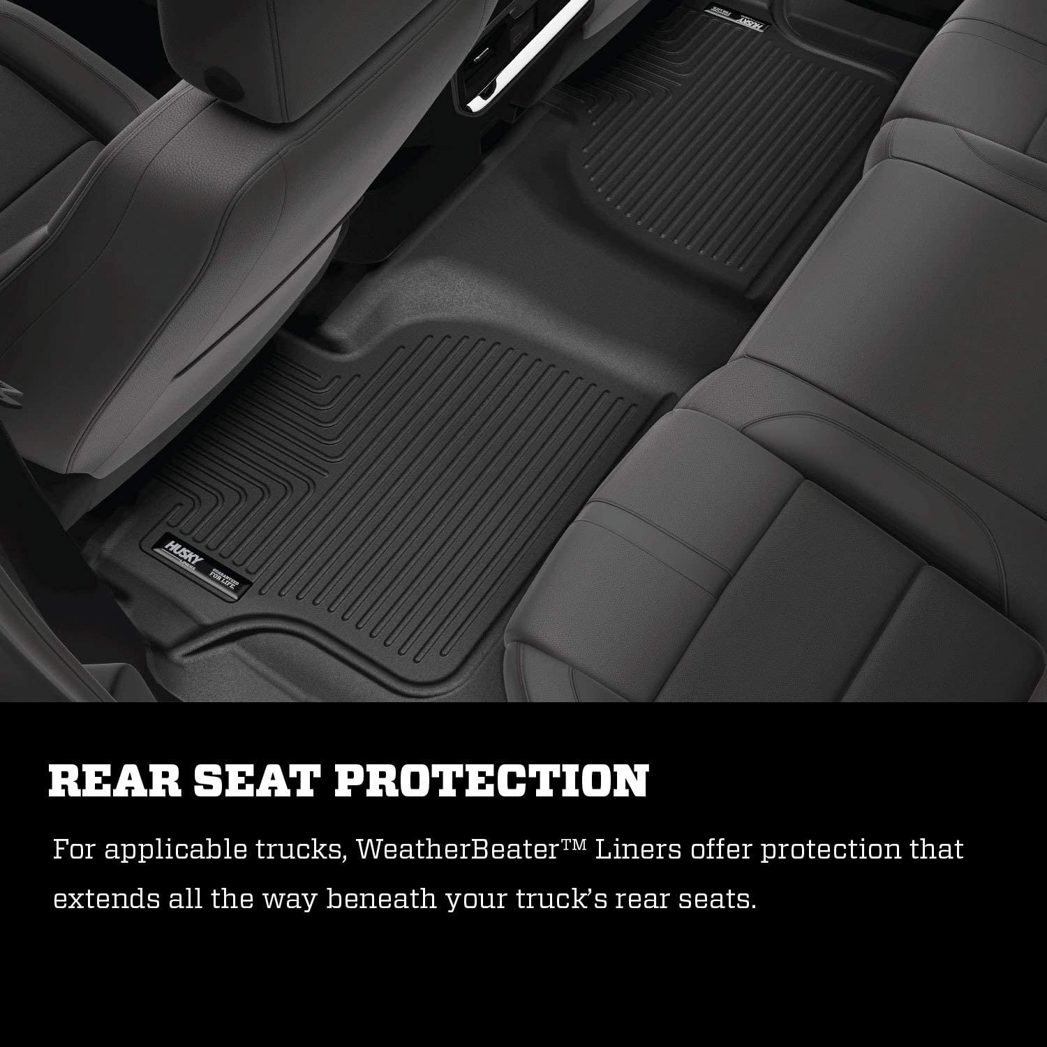 Husky Liners WeatherBeater Front Seat 2nd Row Floor Mats for Dodge Durango(Used)