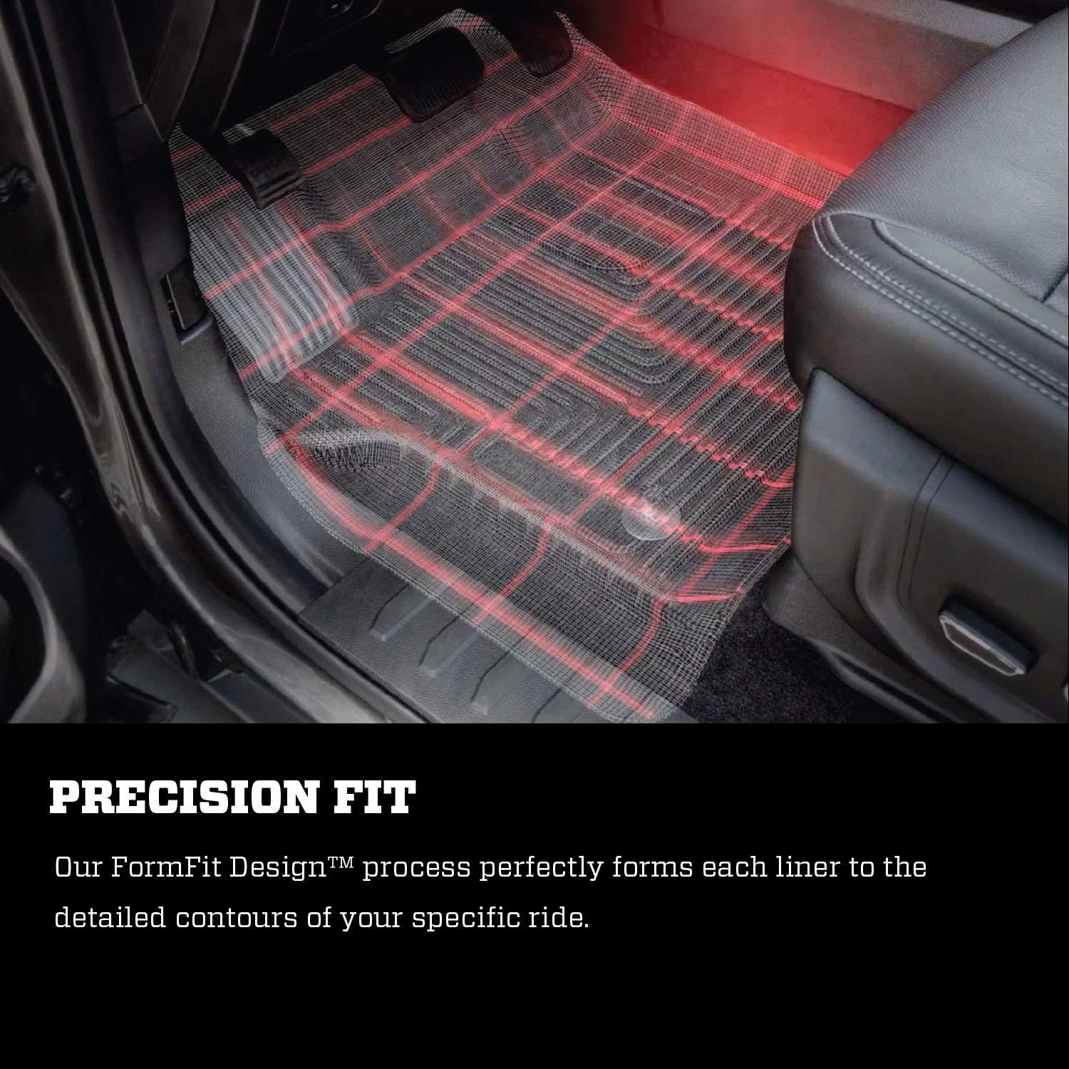 Husky Liners WeatherBeater Front Seat 2nd Row Floor Mats for Dodge Durango(Used)