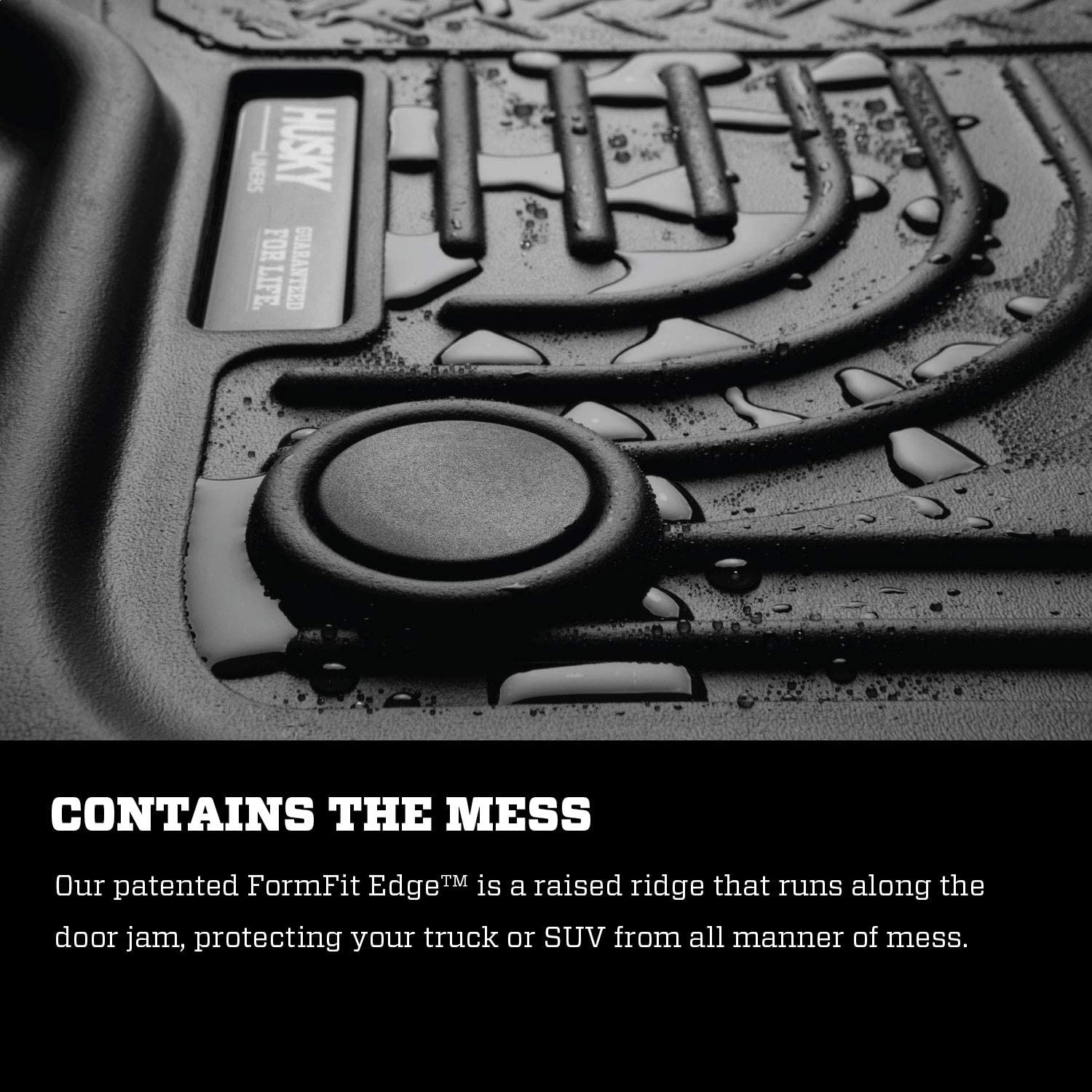 Husky Liners WeatherBeater Front Seat 2nd Row Floor Mats for Dodge Durango(Used)